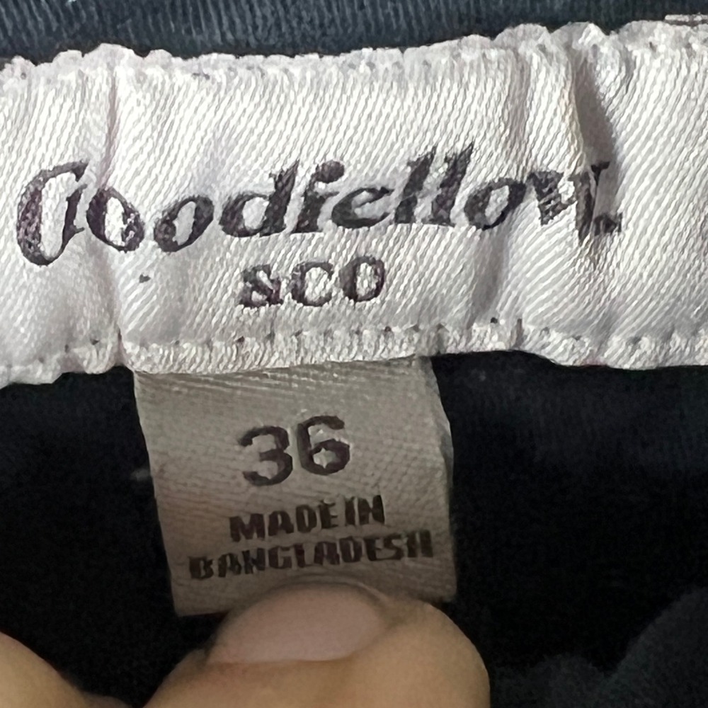 Goodfellow & Co Mens Cargo Shorts Size 36 Dark Navy Blue Utility Cotton Blend - Picture 2 of 7